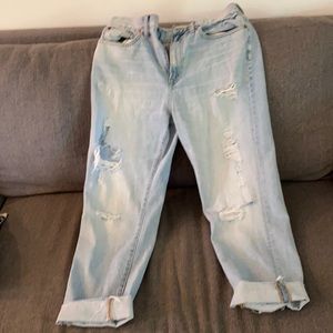 Madewell baggy distressed jeans